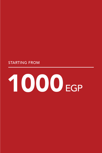 Starting from 1000 EGP