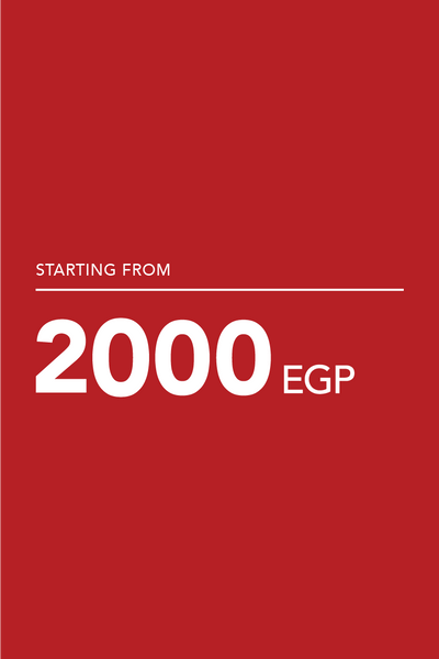 Starting from 2000 EGP