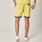 Men Regular Fit Shorts - Yellow