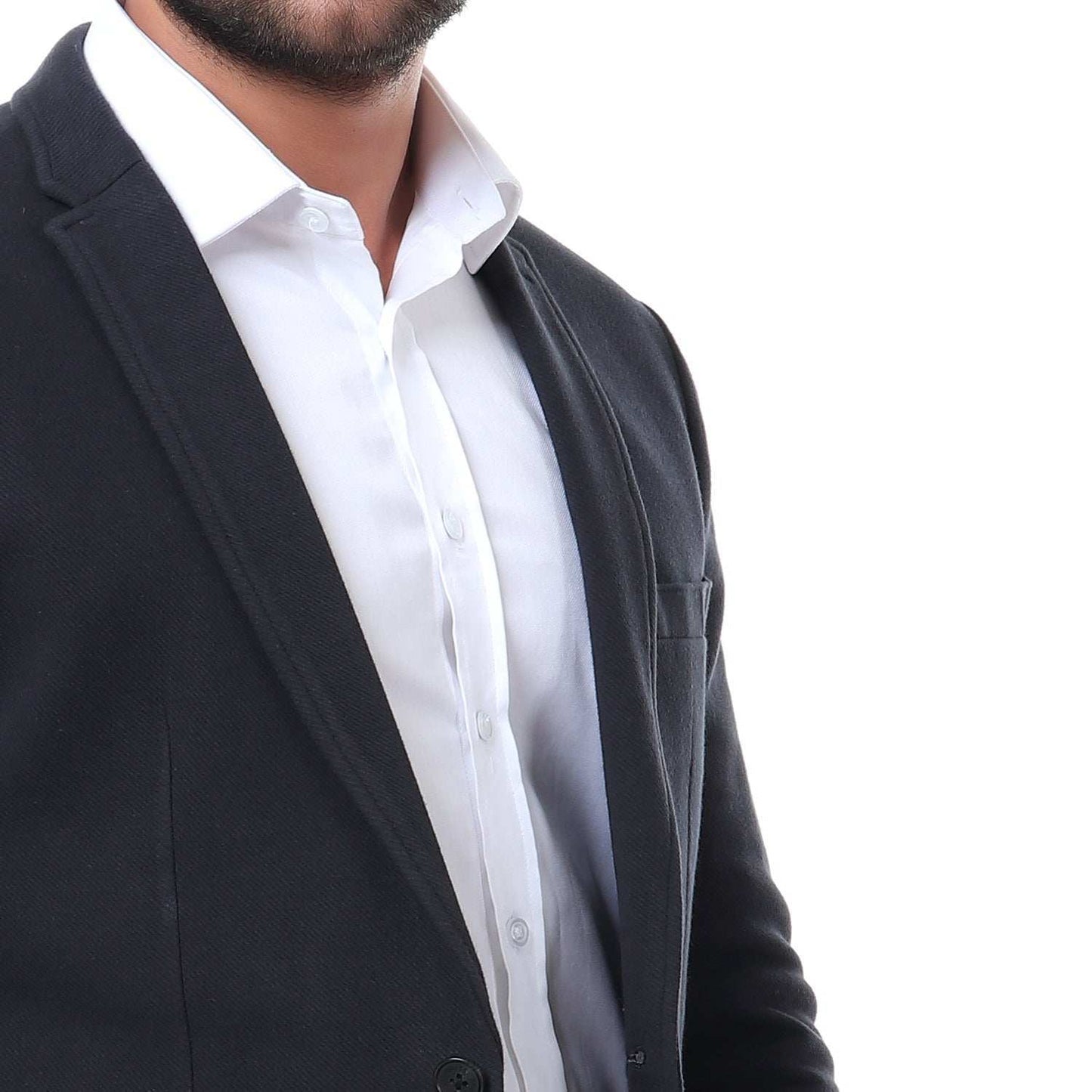 Men Regular Fit Blazer - Navy