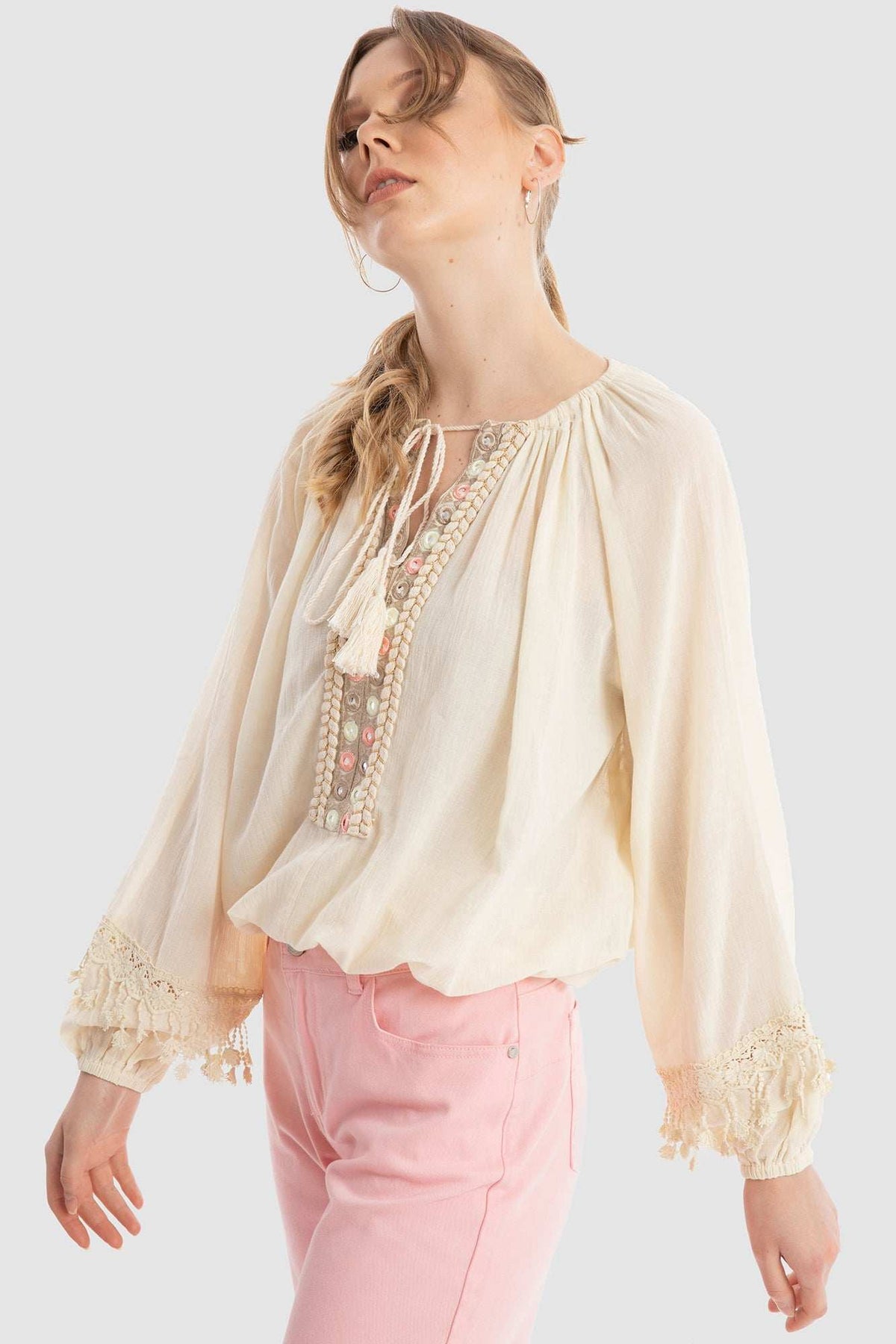 Women Regular Fit Blouse - Multicolorcolor