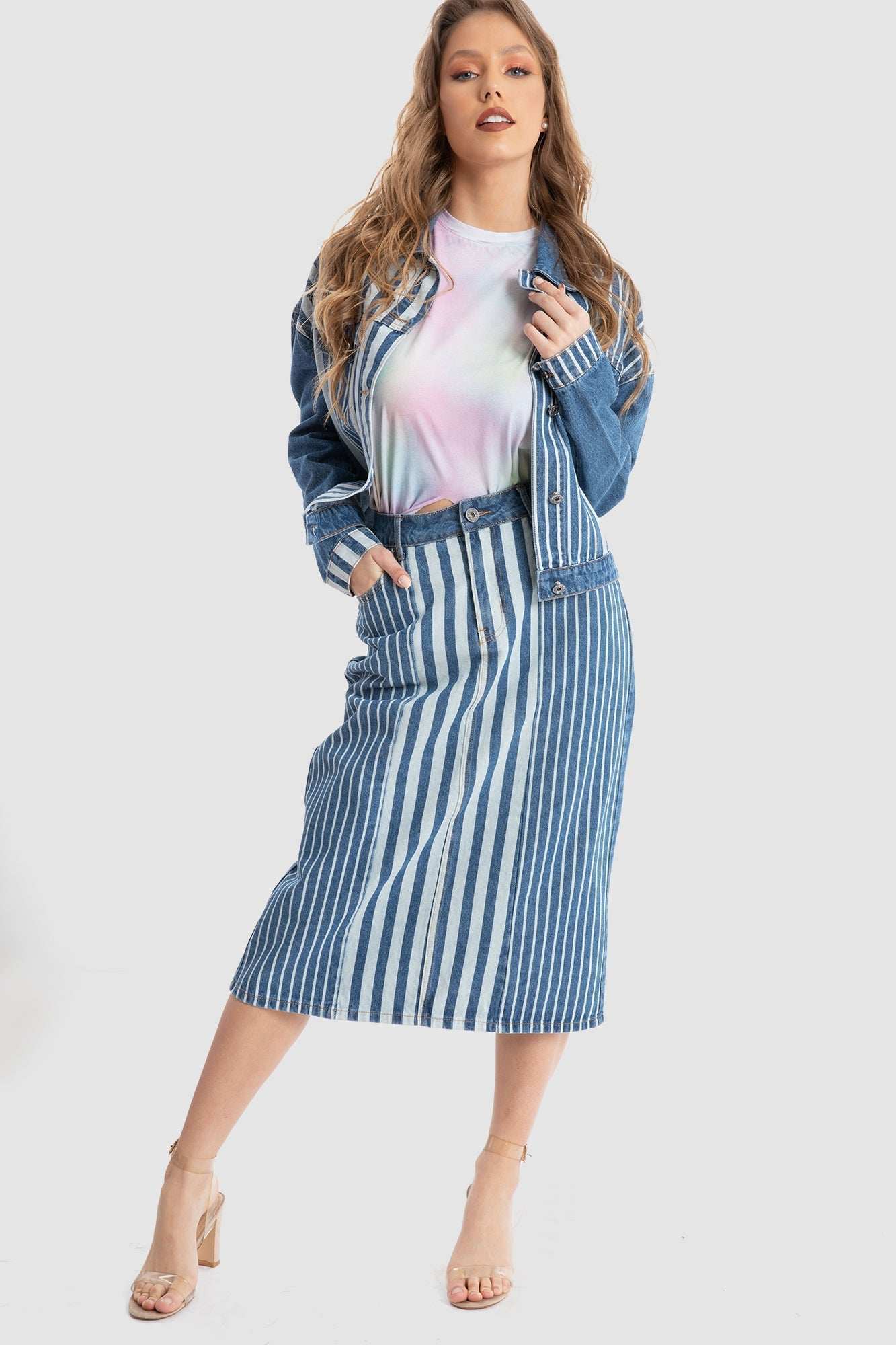 Women Regular Fit Skirt - printed Multicolorcolor