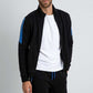 Men Regular Fit Sweat Jacket - Black