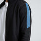 Men Regular Fit Sweat Jacket - Black
