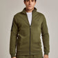 Men Regular Fit Sweat Jacket - Multicolorcolor