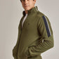 Men Regular Fit Sweat Jacket - Multicolorcolor