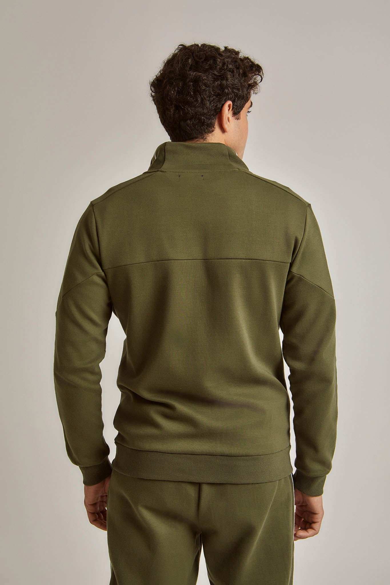 Men Regular Fit Sweat Jacket - Multicolorcolor