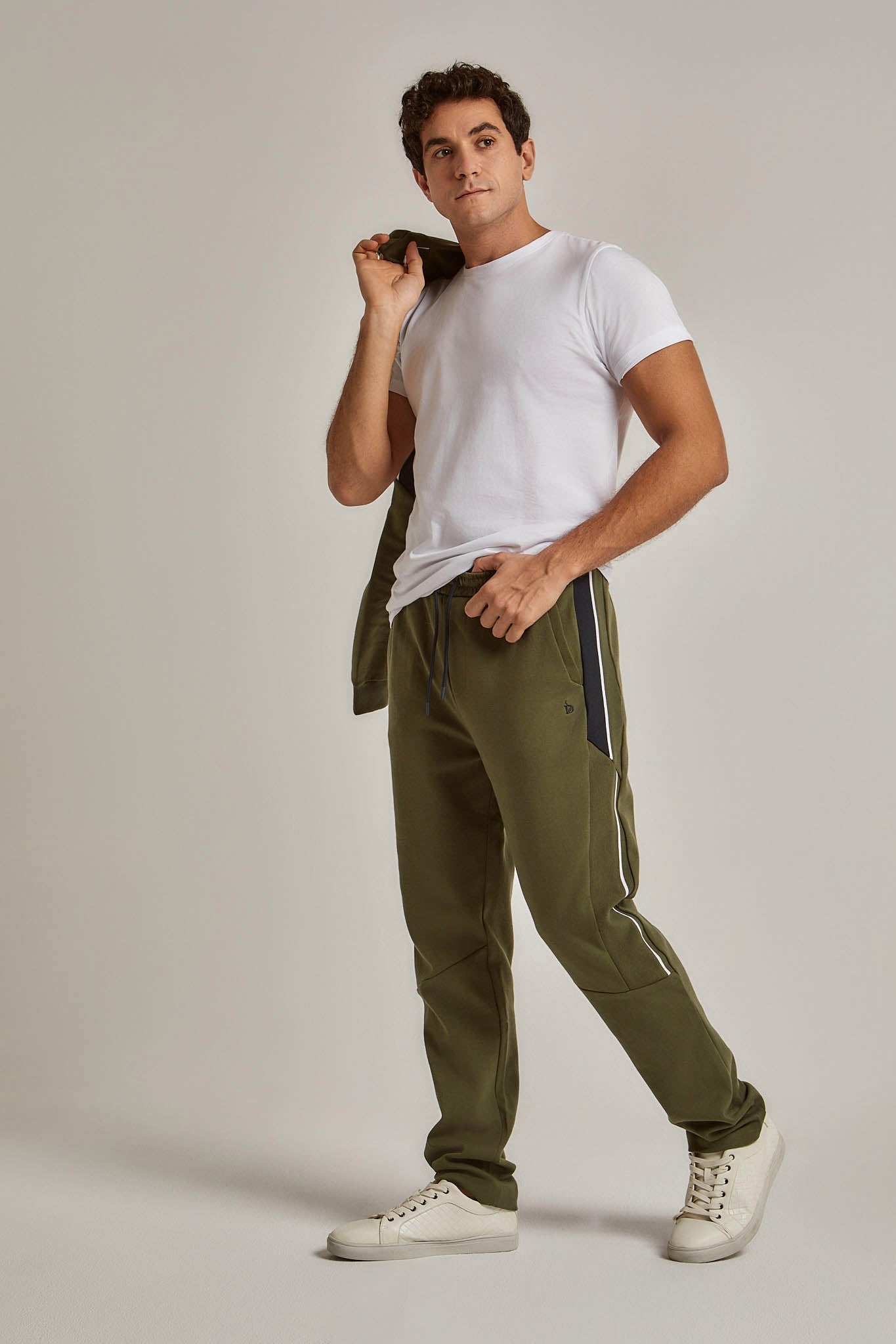 Men Regular Fit Sweat Pant - Multicolorcolor
