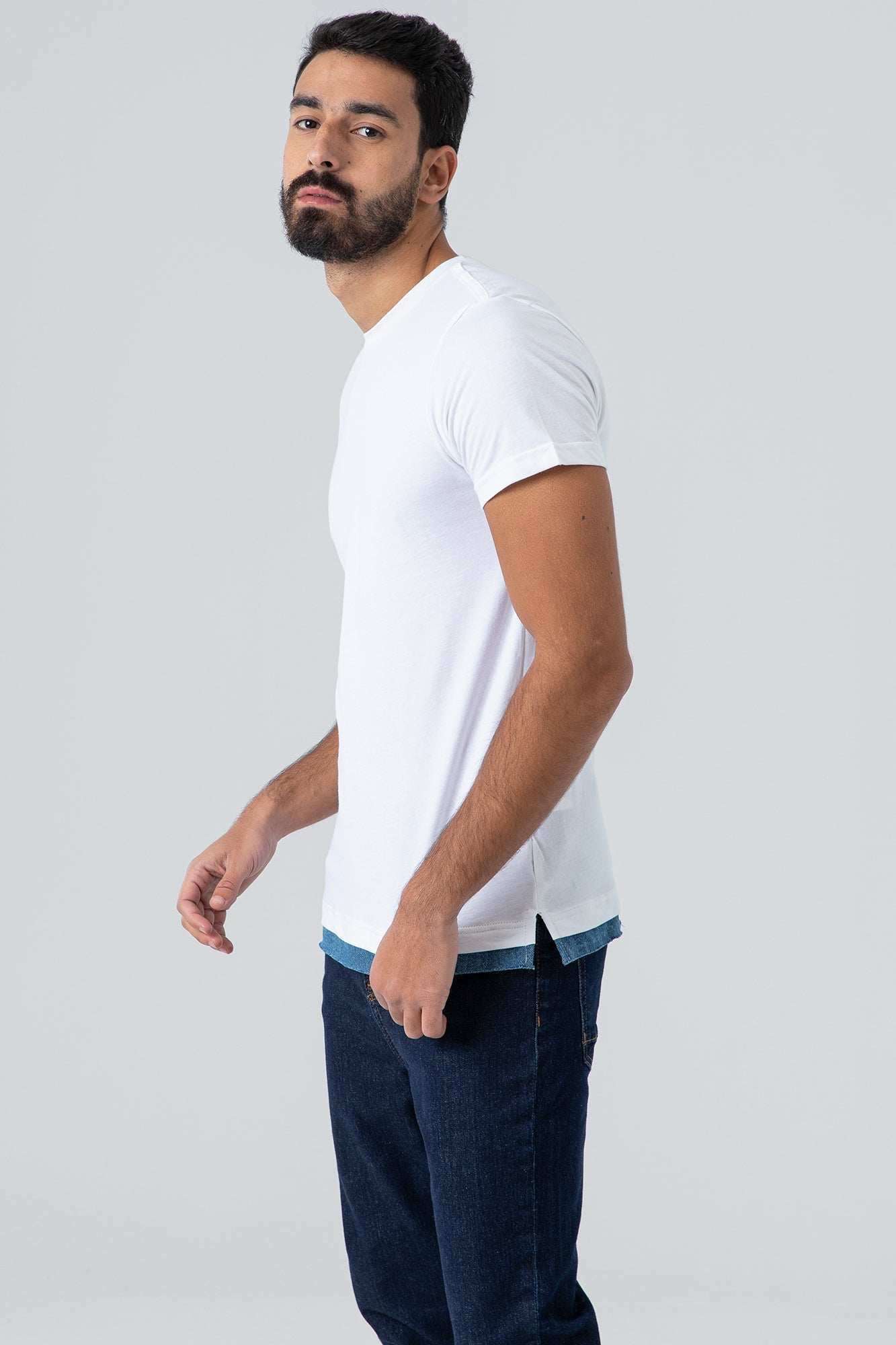 Men Regular Fit T-shirt - White