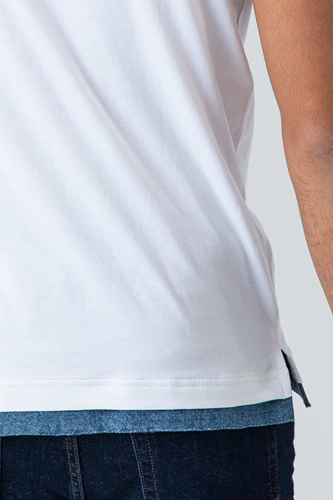 Men Regular Fit T-shirt - White