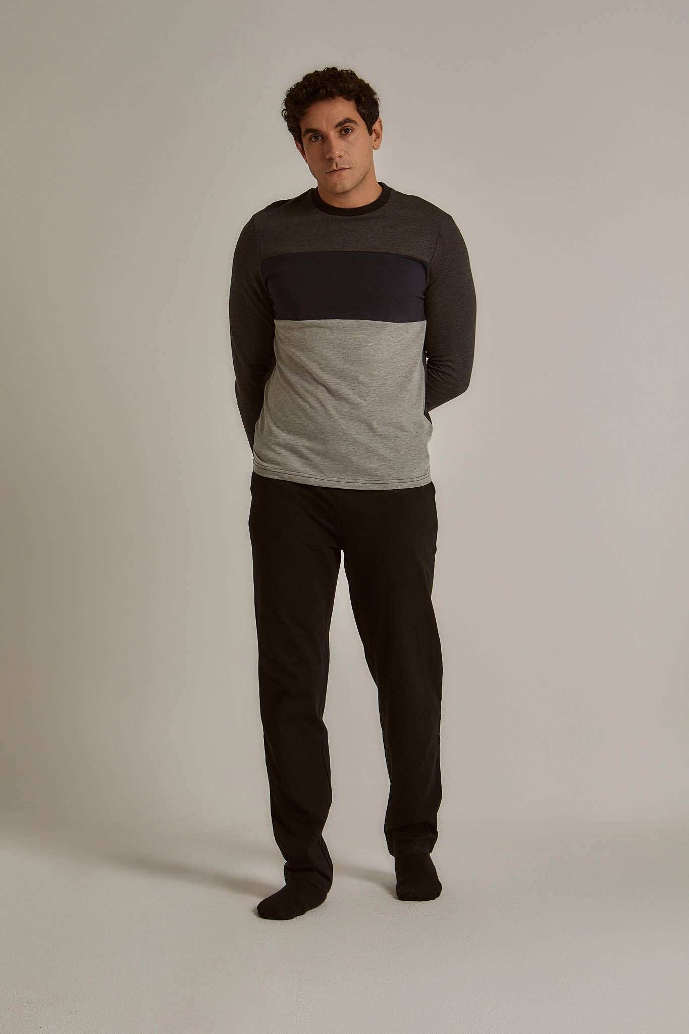 Men Regular Fit Pyjama - Black