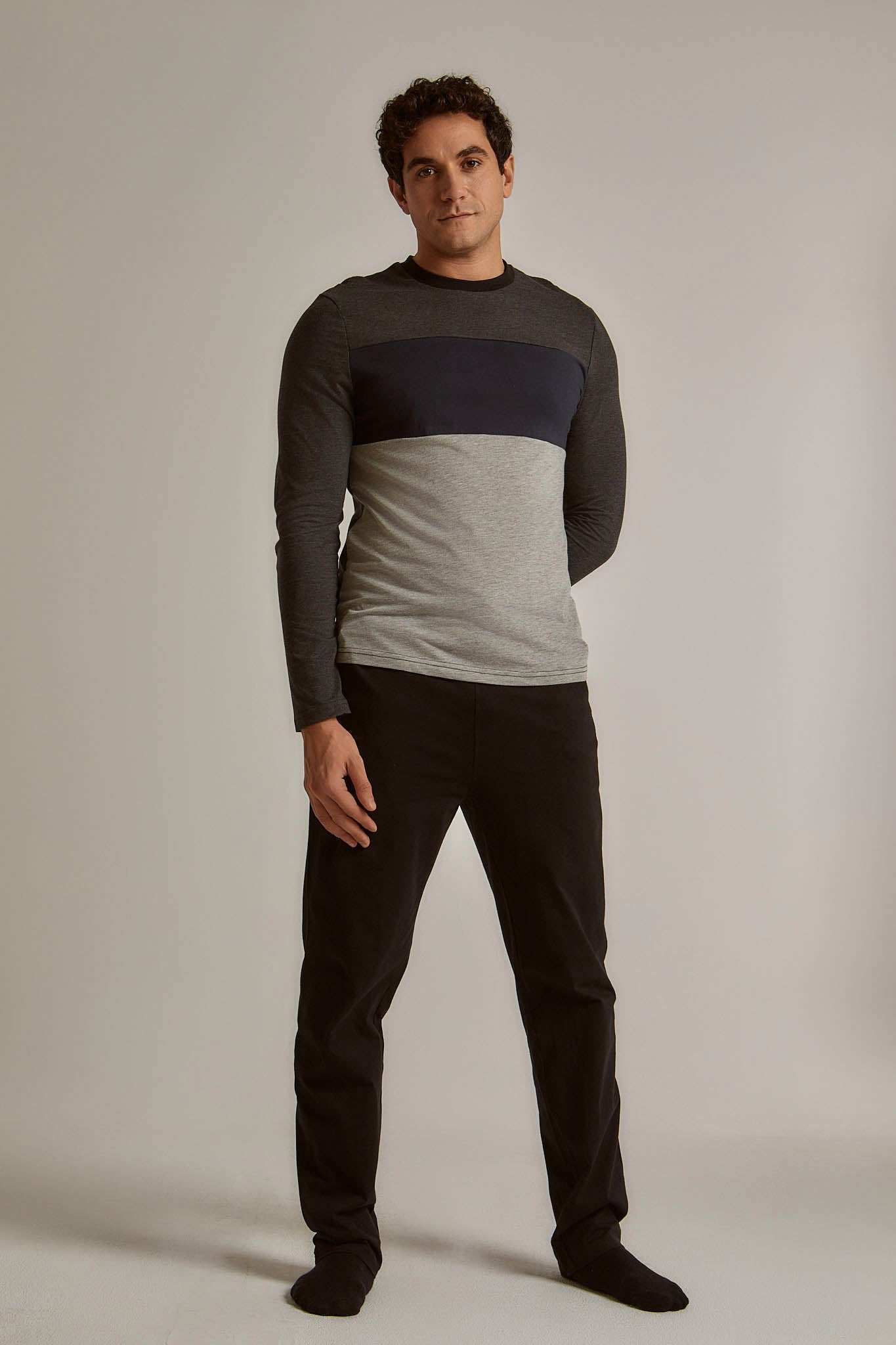 Men Regular Fit Pyjama - Black