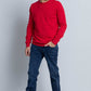 Men Regular Fit Pullover - Red