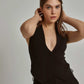 Women Regular Fit Vest - Black
