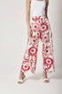 Women Regular Fit Pant - White/ Multicolorcolor
