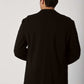 Men Slim Fit Blazer - Black