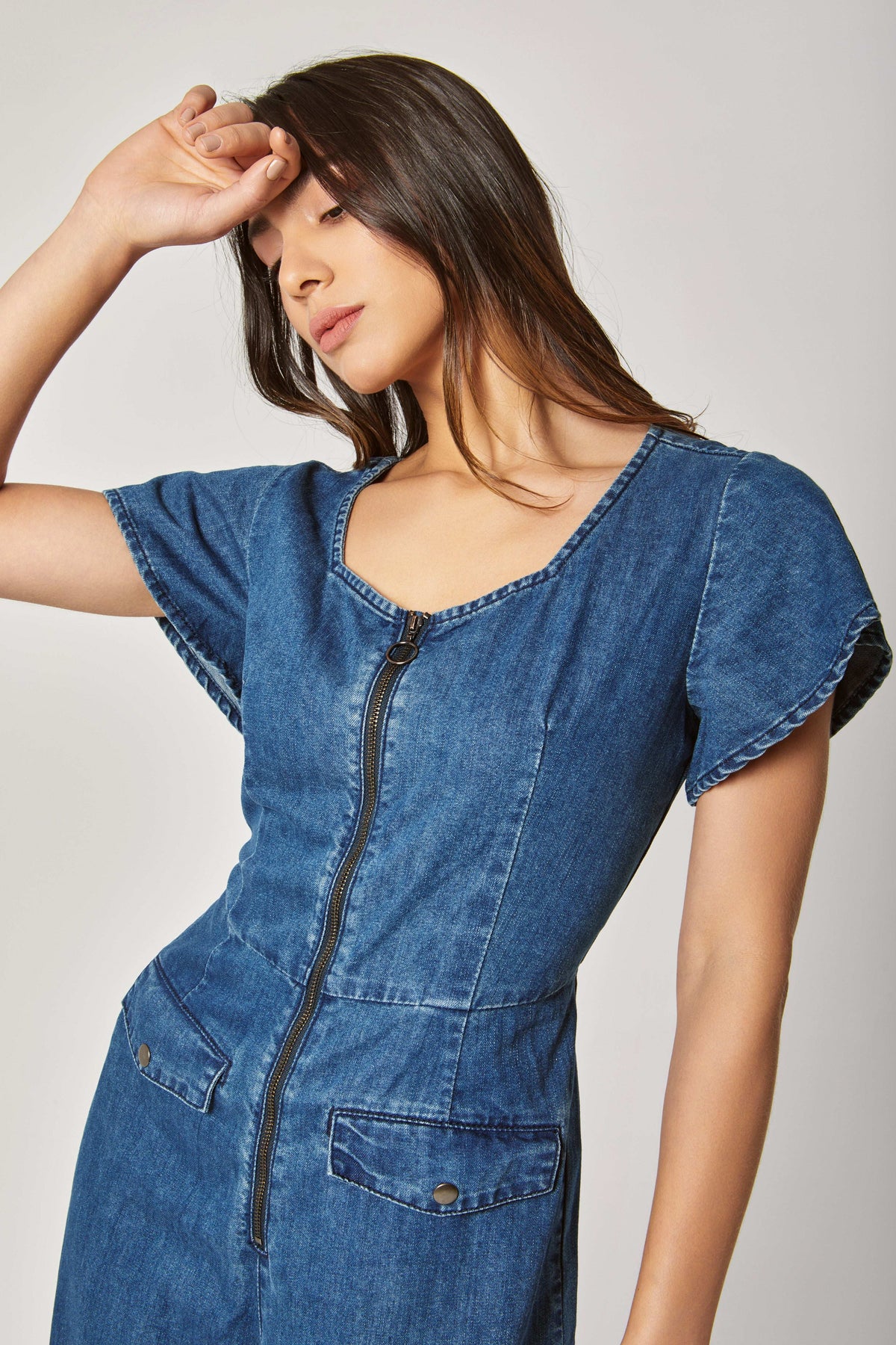 Women Regular Fit Jumpsuit - Blue