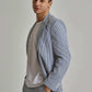 Men Slim Fit Blazer - White/ Multicolorcolor
