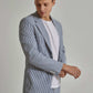 Men Slim Fit Blazer - White/ Multicolorcolor