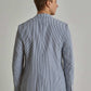 Men Slim Fit Blazer - White/ Multicolorcolor
