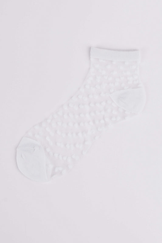 Women Regular Fit Socks - White