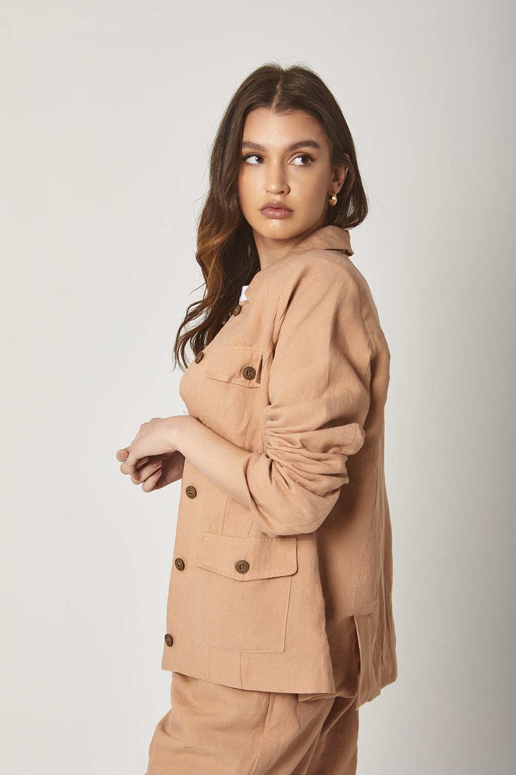 سترة نسائية عادية - صفراء