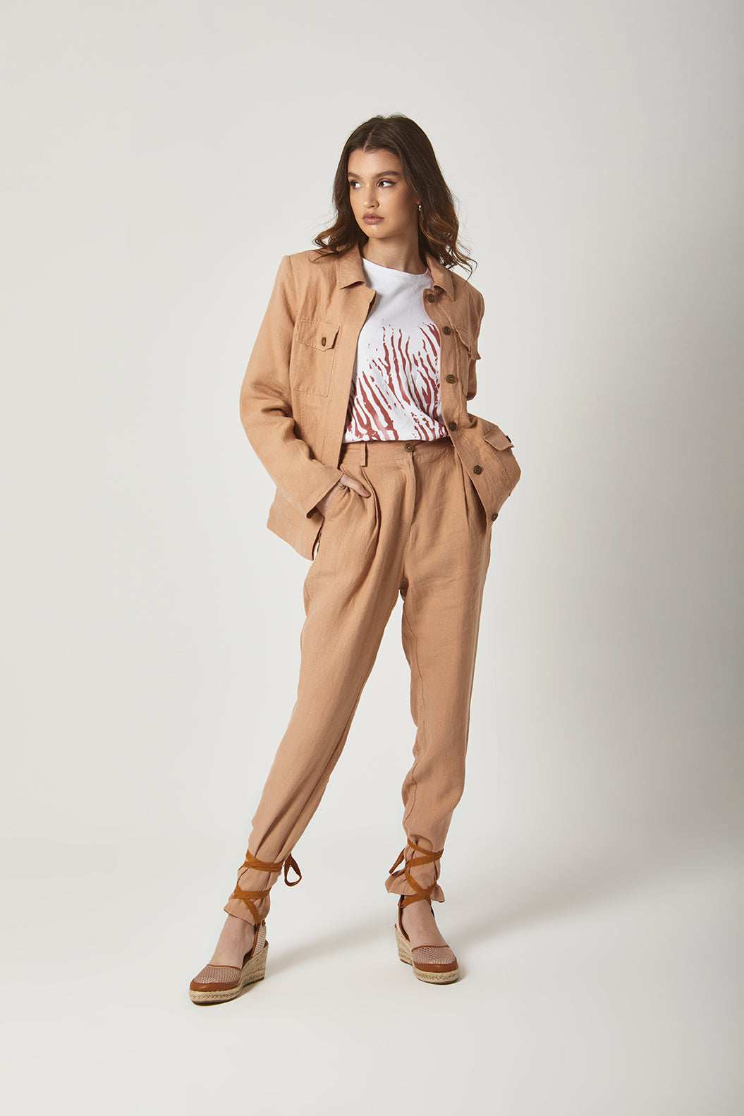 سترة نسائية عادية - صفراء