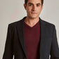 Men Slim Fit Blazer - Navy