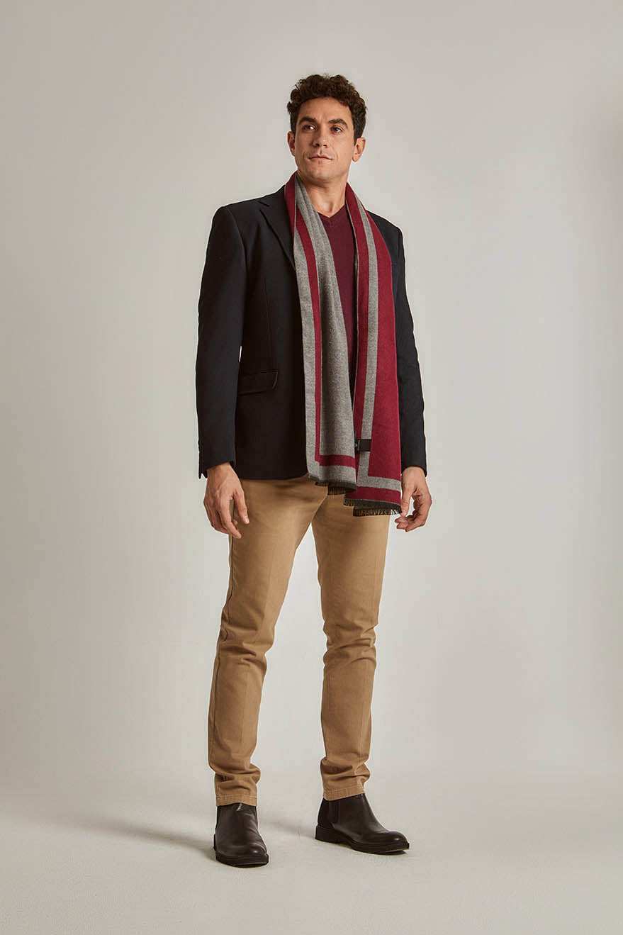 Men Slim Fit Blazer - Navy