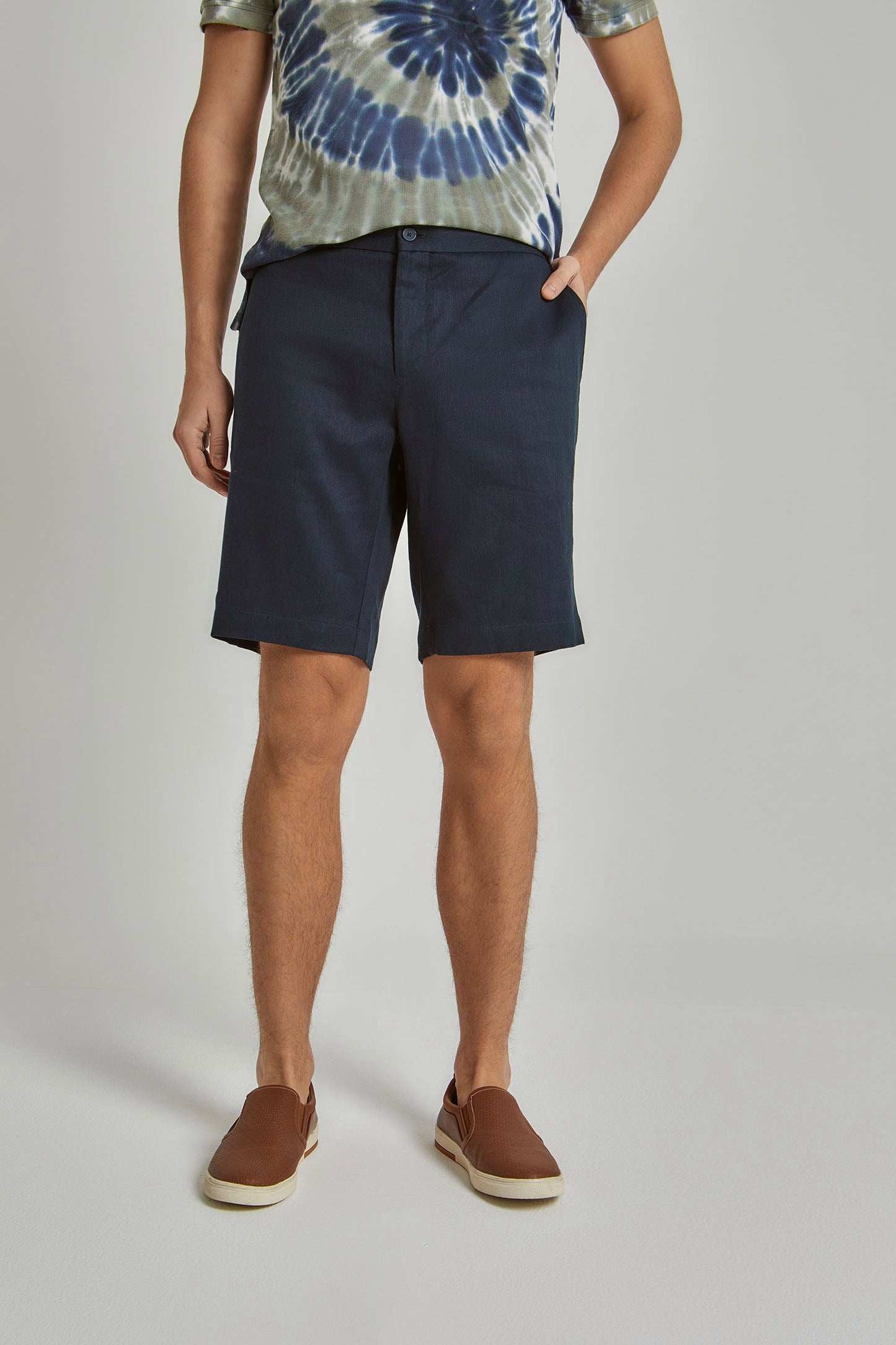 Men Regular Fit Shorts - Blue
