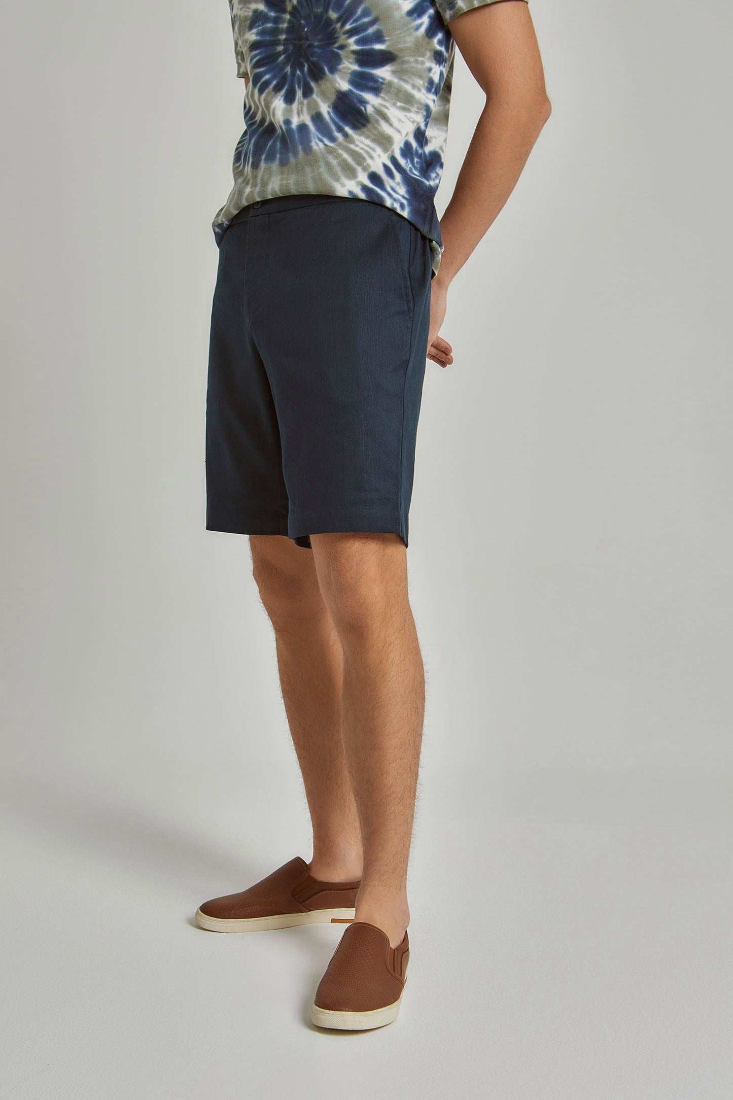 Men Regular Fit Shorts - Blue