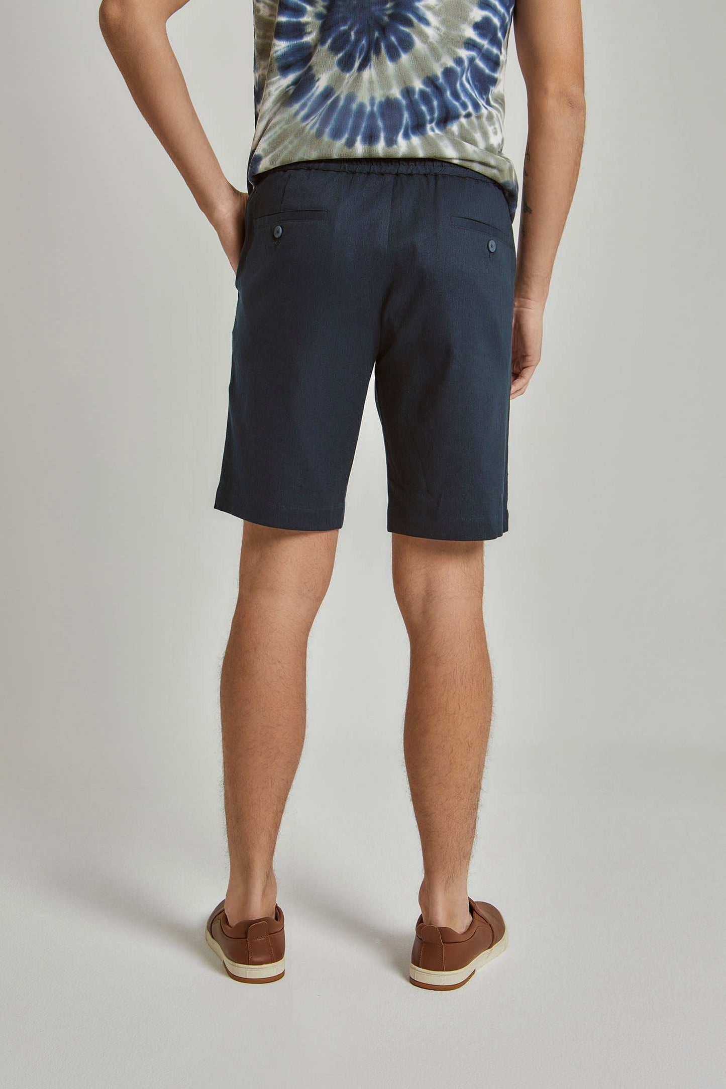 Men Regular Fit Shorts - Blue
