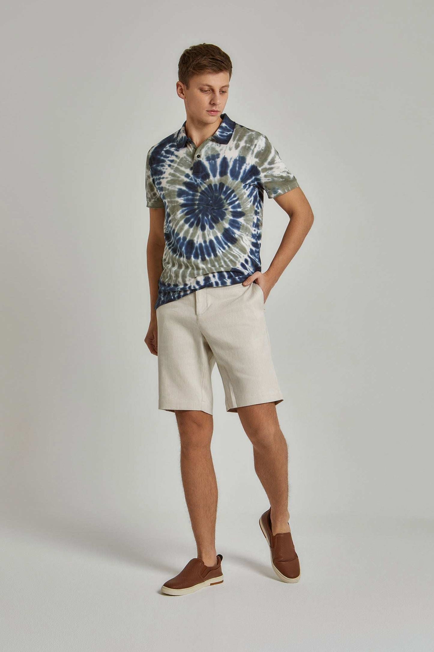 Men Regular Fit Shorts - Brown