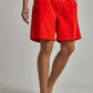Men Regular Fit Swimming Short - Red