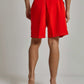 Men Regular Fit Swimming Short - Red