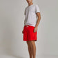 Men Regular Fit Swimming Short - Red