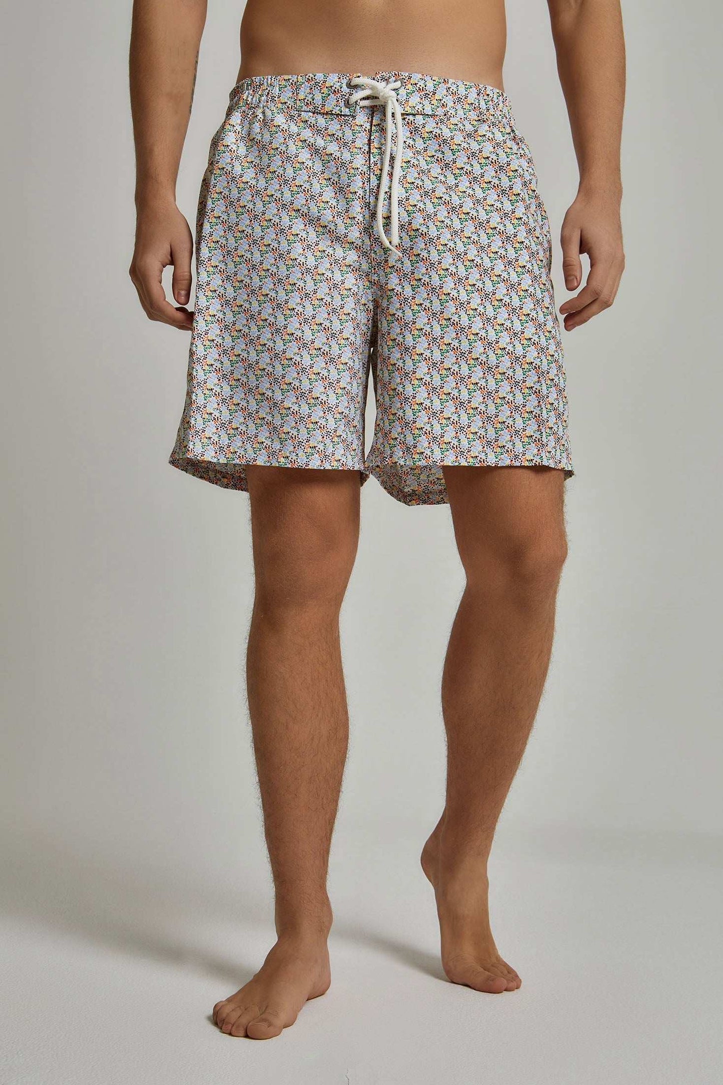 Men Regular Fit Swimming Short - Multicolorcolor