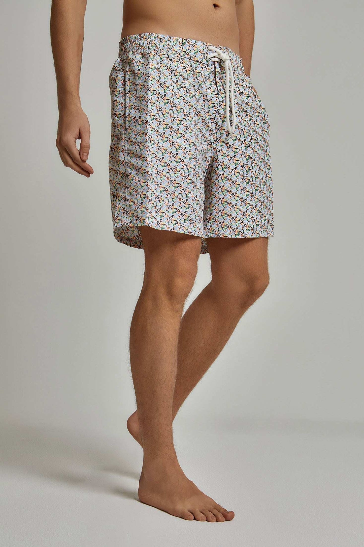 Men Regular Fit Swimming Short - Multicolorcolor