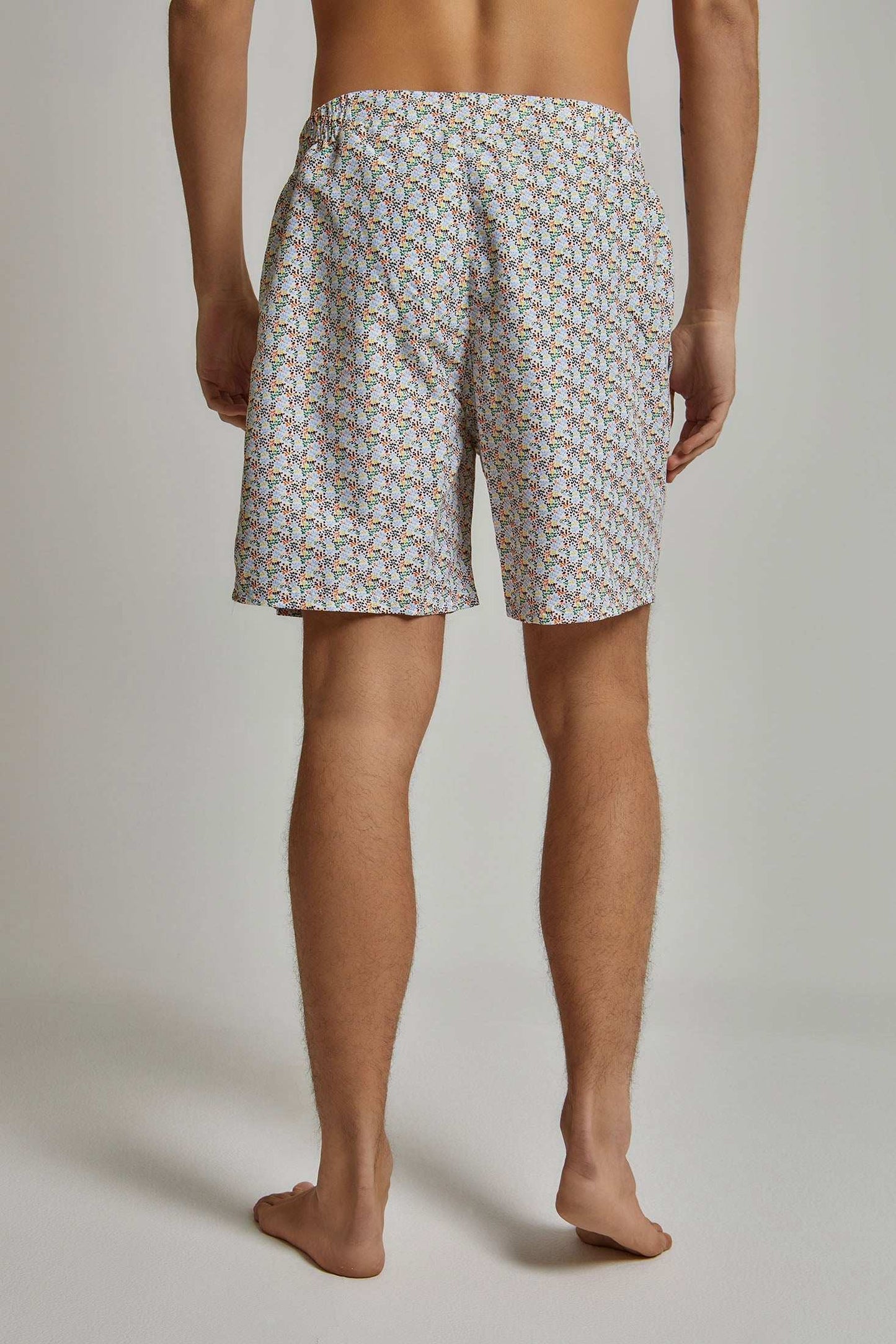 Men Regular Fit Swimming Short - Multicolorcolor