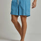 Men Regular Fit Swimming Short - Blue