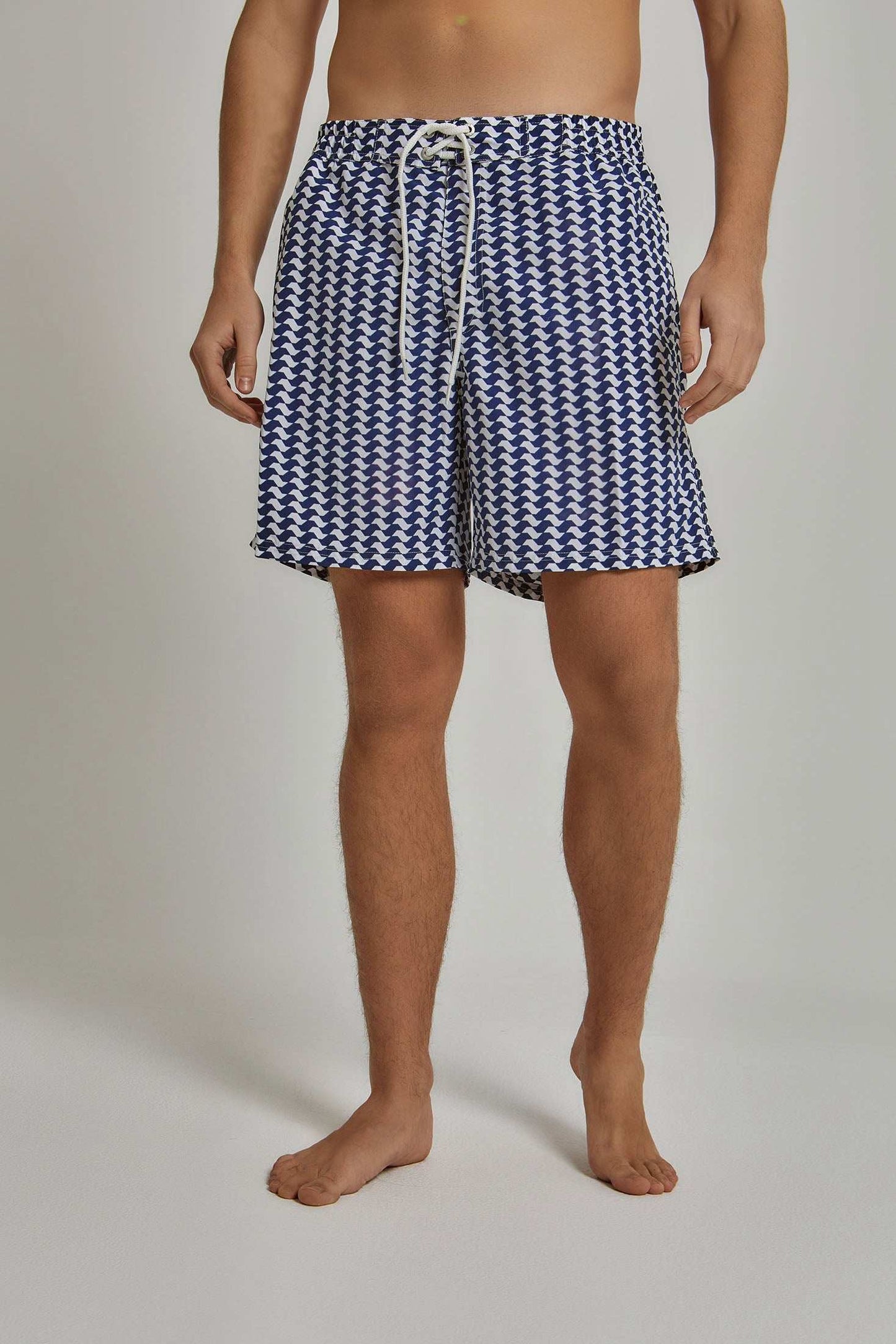 Men Regular Fit Swimming Short - Multicolorcolor