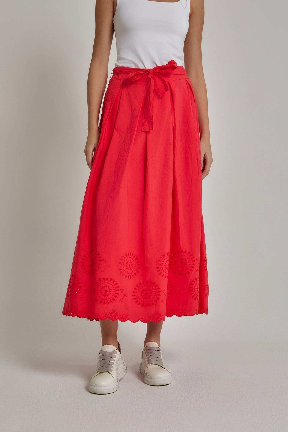 Women Regular Fit Skirt - Red