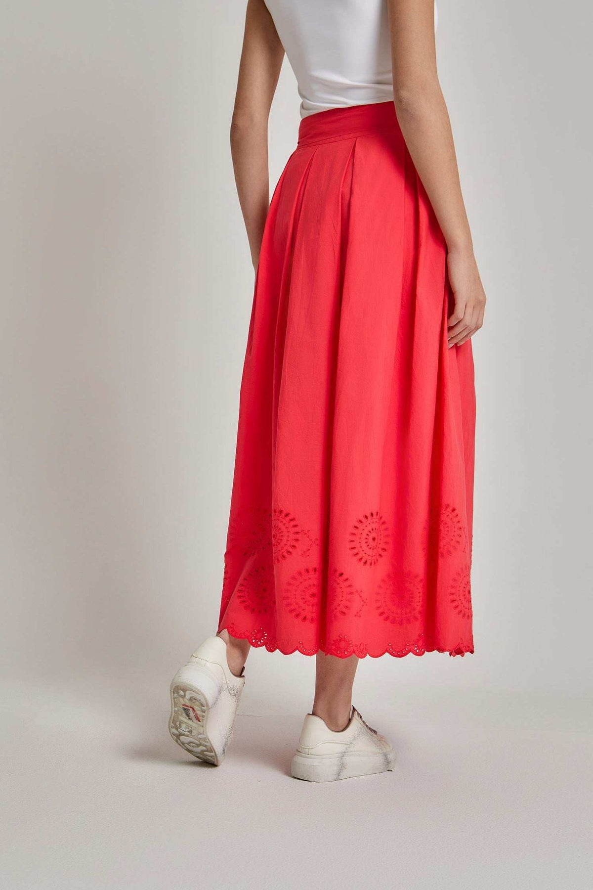 Women Regular Fit Skirt - Red