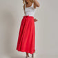 Women Regular Fit Skirt - Red