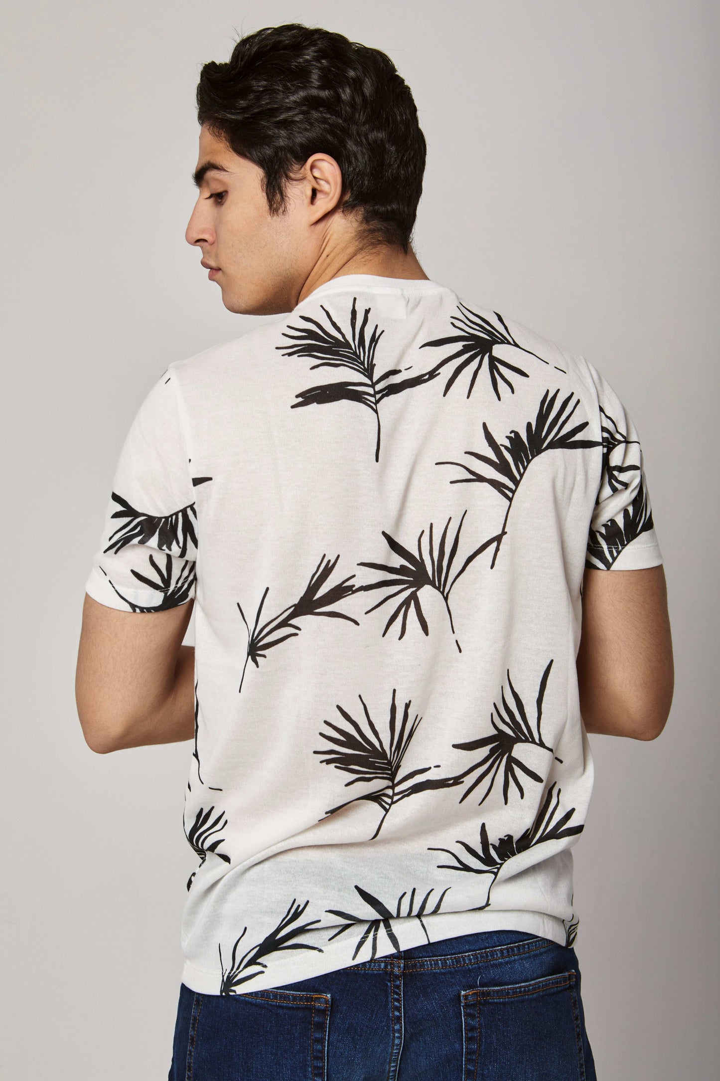 Men Regular Fit T-Shirt - Off White