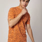 Men Regular Fit T-Shirt - Orange