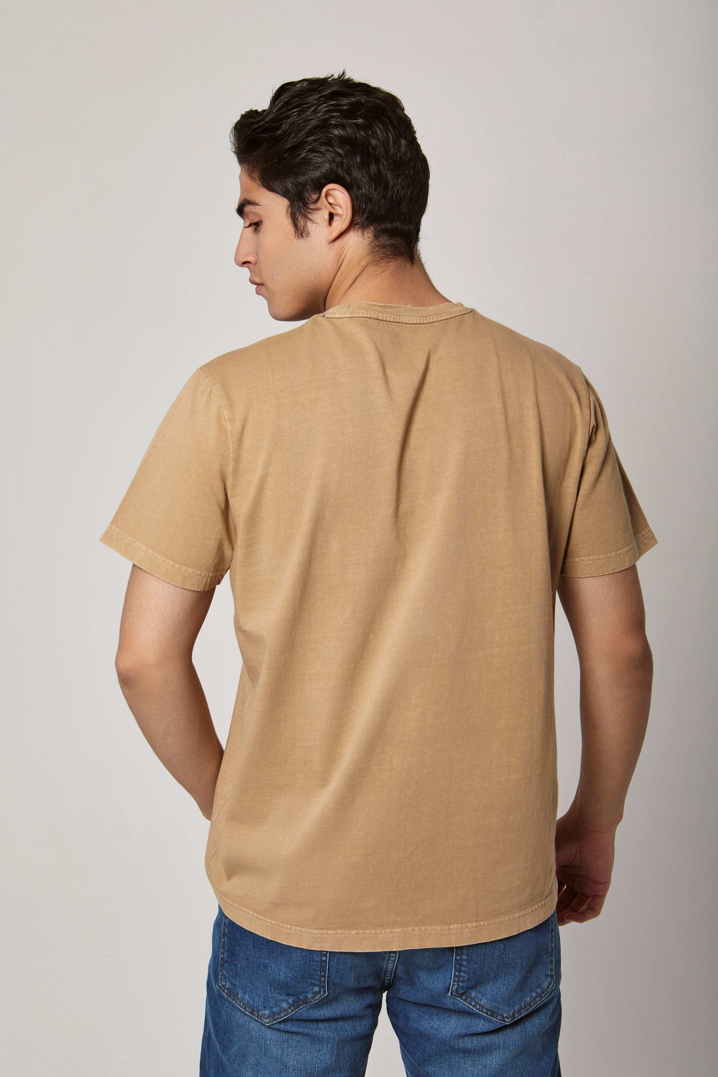 Men Regular Fit T-Shirt - Brown