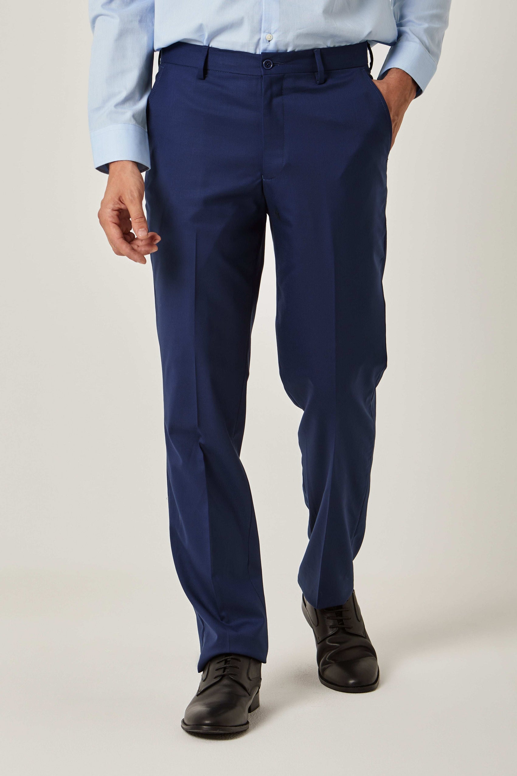 Men Regular Fit Pant - Blue