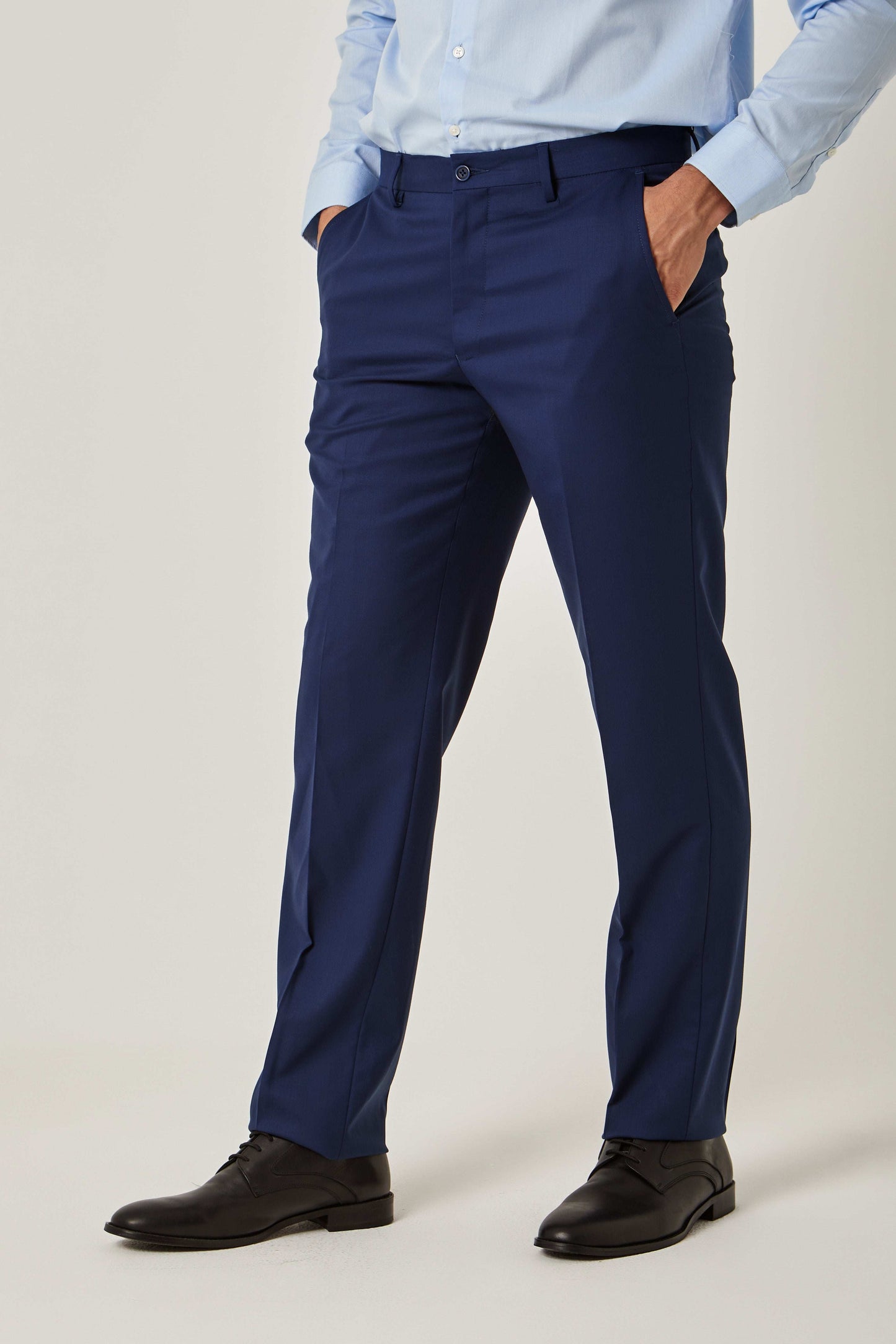 Men Regular Fit Pant - Blue