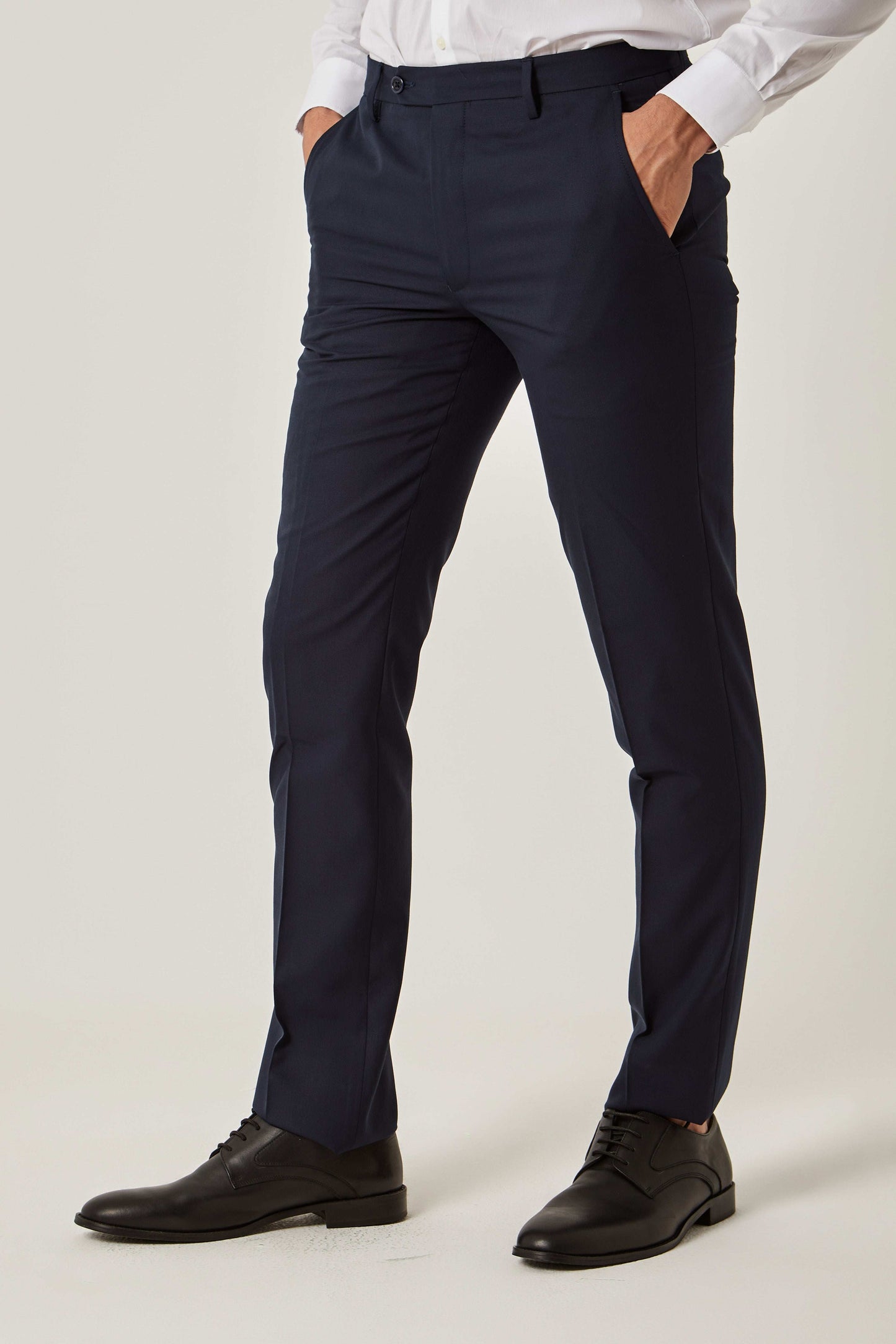 Men Slim Fit Pant - Dark Navy